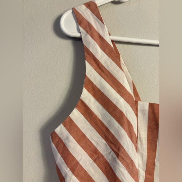 Maurices Cinnamon and White Striped Tank Top - Picture 4 of 6